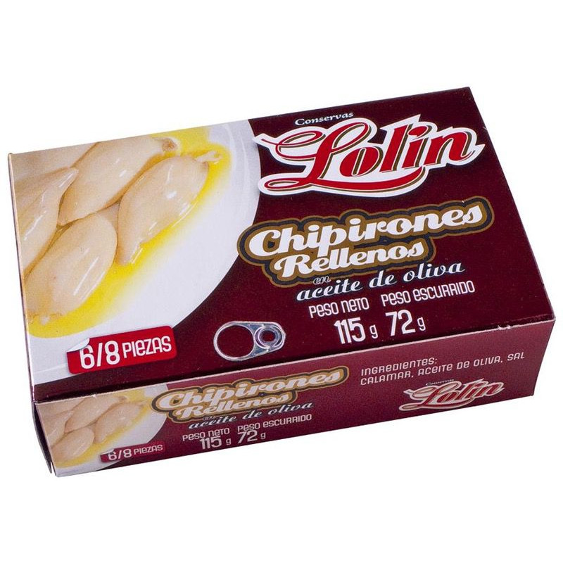 CHIPIRONES RELLENOS EN ACEITE DE OLIVA 6/8 OL-120